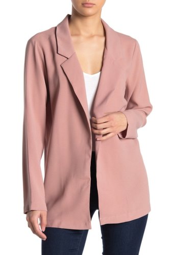 Imbracaminte femei lush novak crepe blazer pink adobe