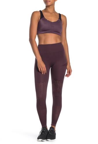 Imbracaminte femei maaji paloma perforated leggings md purple