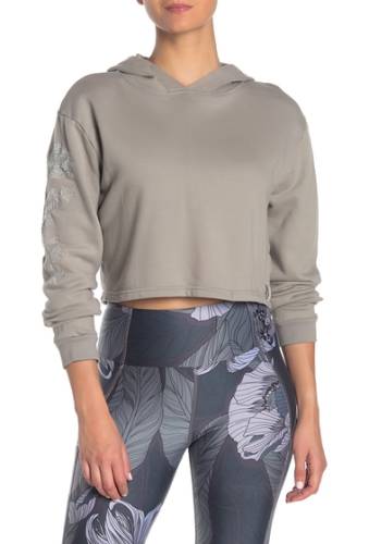 Imbracaminte femei maaji spunk oyster cropped sweatshirt gray