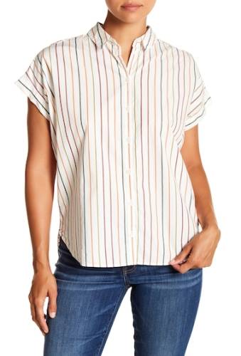 Imbracaminte femei madewell central sadie multi-stripe shirt multi stripe