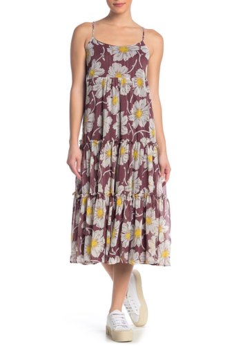 Imbracaminte femei madewell floral frill braided strap maxi dress big blooms manor pur