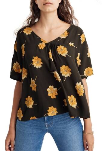 Imbracaminte femei madewell rhyme fall flowers top effie floral dried o