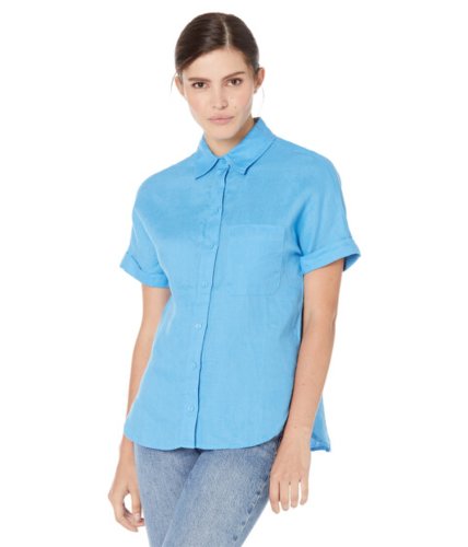 Imbracaminte femei mango pai shirt lightpastel blue