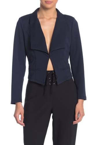 Imbracaminte femei material girl ruched sleeve blazer total eclipse
