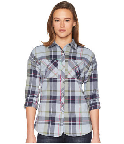 Imbracaminte femei mountain hardwear acadia stretchtrade long sleeve shirt arctic circle blue