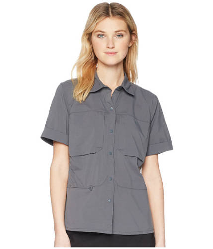 Imbracaminte femei mountain hardwear canyon protrade short sleeve shirt graphite