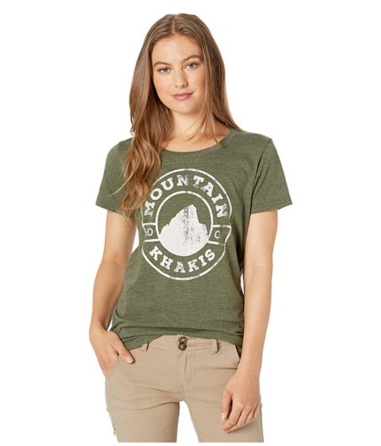 Imbracaminte femei mountain khakis stamp t-shirt rainforest heather