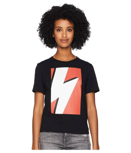 Imbracaminte femei neil barrett pop art thunderbolt t-shirt blackred