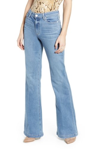 Imbracaminte femei paige genevieve transcend vintage flared leg jeans regular tall rica