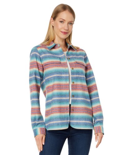 Imbracaminte femei pendleton board shirt - stripe turquoise multi stripe