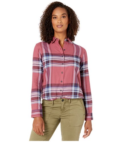 Imbracaminte femei pendleton primary flannel shirt dry rose multi plaid
