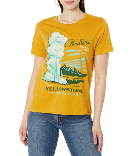 Imbracaminte femei pendleton yellowstone park graphic tee goldgreen