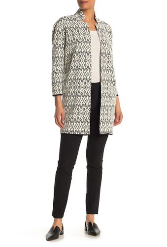 Imbracaminte femei philosophy apparel jacquard knit patterned jacket ivoryblac