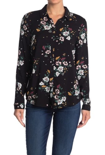 Imbracaminte femei philosophy apparel patterned button down blouse print