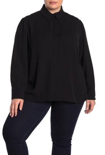 Imbracaminte femei rachel rachel roy najila split back blouse plus size black