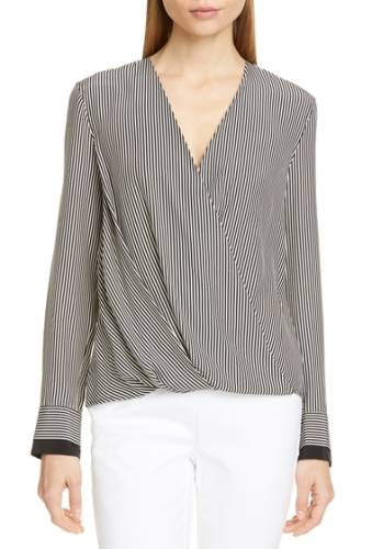Imbracaminte femei rag bone victor stripe silk blouse whtblkstrp