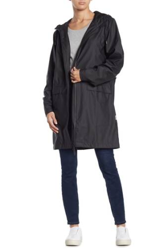 Imbracaminte femei rains hooded waterproof jacket 01 black