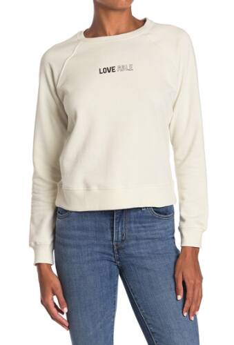 Imbracaminte femei rebecca minkoff loveable jennings sweatshirt creamblack