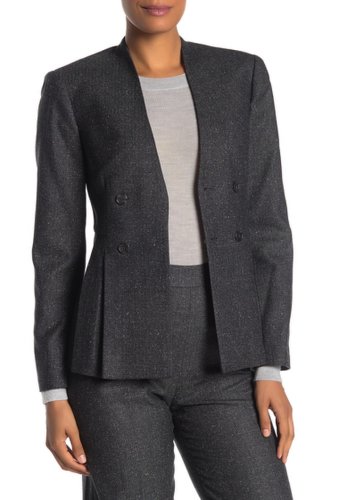 Imbracaminte femei rebecca taylor wool blend herringbone jacket grey