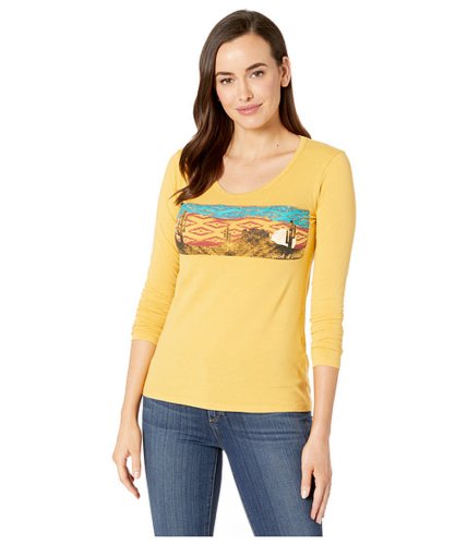 Imbracaminte femei rock and roll cowgirl long sleeve top 48t2877 mustard