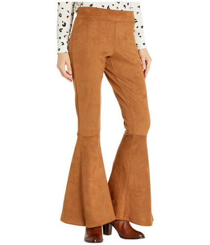 Imbracaminte femei rock and roll cowgirl velvet pull-on leggings 78-2911 camel