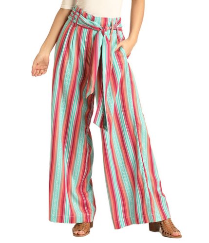 Imbracaminte femei rock and roll cowgirl wide leg pants 72-4510 multi stripe