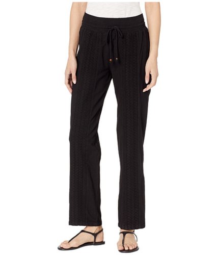 Imbracaminte femei scully crochet front lined pants black