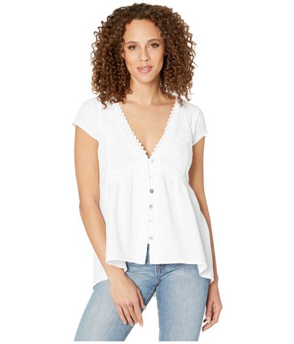 Imbracaminte femei scully high-low cap sleeve blouse white