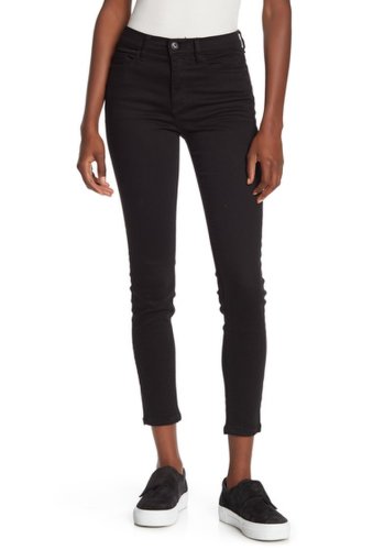 Imbracaminte femei sneak peek denim basic mid rise skinny ankle jeans black