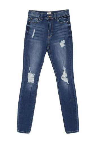 Imbracaminte femei sneak peek denim distressed high rise skinny jeans medium vintage