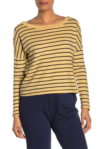 Imbracaminte femei stateside stripe print long sleeve t-shirt daisy