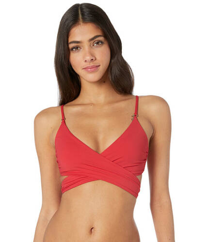 Imbracaminte femei stella mccartney timeless basic wrap top cover-up red