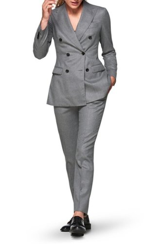 Imbracaminte femei suistudio cameron wool blend blazer grey
