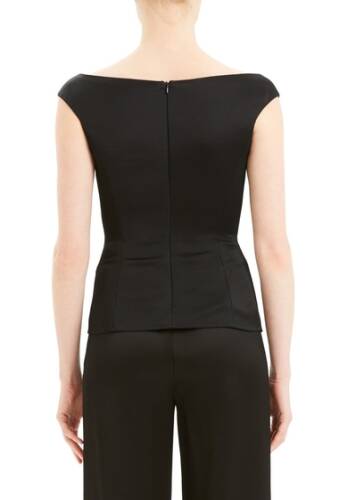 Imbracaminte femei theory panel off the shoulder satin crepe top blk