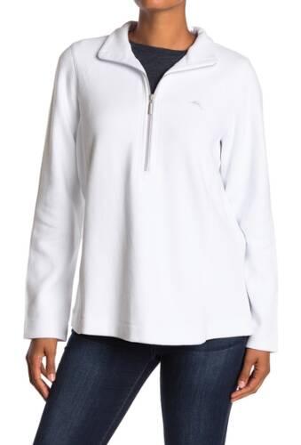 Imbracaminte femei tommy bahama aruba half zip jacket white