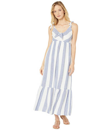 Imbracaminte femei tommy bahama rugby beach stripe maxi cover-up white