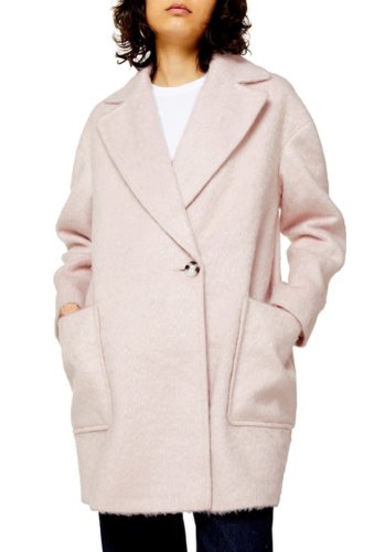 Imbracaminte femei topshop carly long coat light pink