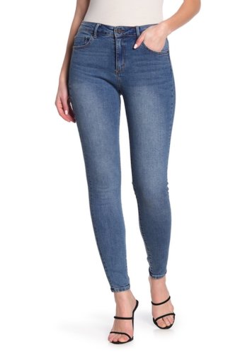 Imbracaminte femei tractr nina high rise skinny jeans indigo
