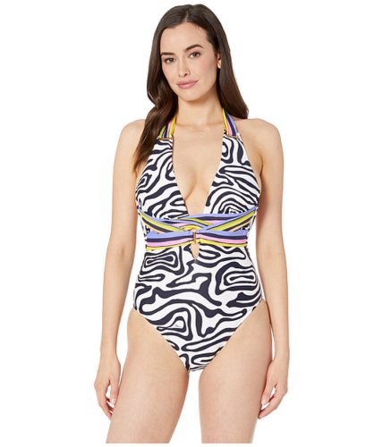 Imbracaminte femei trina turk zebra cross-back one-piece swimsuit multi