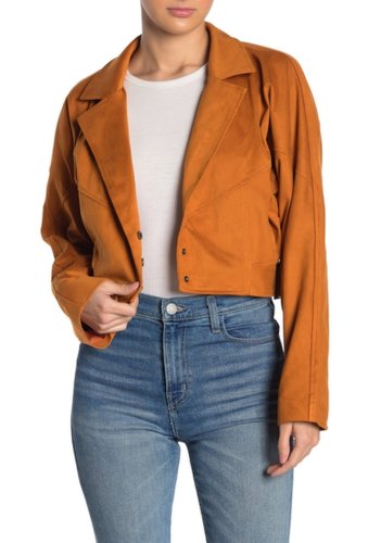 Imbracaminte femei tularosa lyon faux suede jacket rust