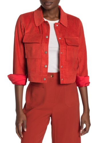 Imbracaminte femei tularosa max corduroy crop jacket red