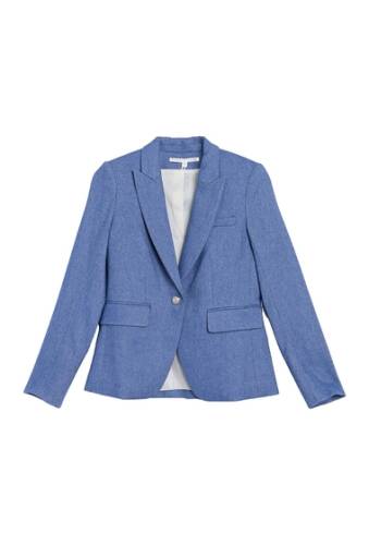 Imbracaminte femei veronica beard cutaway wool blend dickey jacket blue