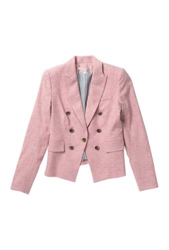 Imbracaminte femei veronica beard diego wool blend dickey jacket pink