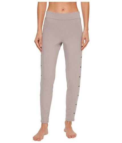 Imbracaminte femei yummie compact cotton ankle leggings with grommets gull gray