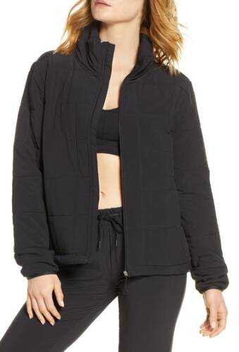 Imbracaminte femei zella getaway quilted front zip jacket black