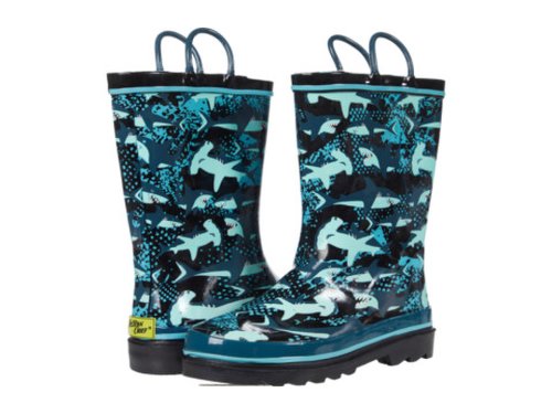Incaltaminte baieti western chief kids grunge shark rain boots (toddlerlittle kid) blue