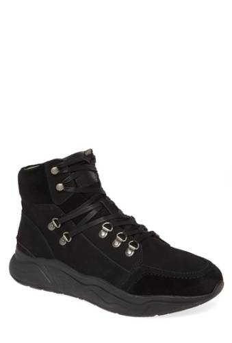 Incaltaminte barbati allsaints brand high top leather lace-up boot black