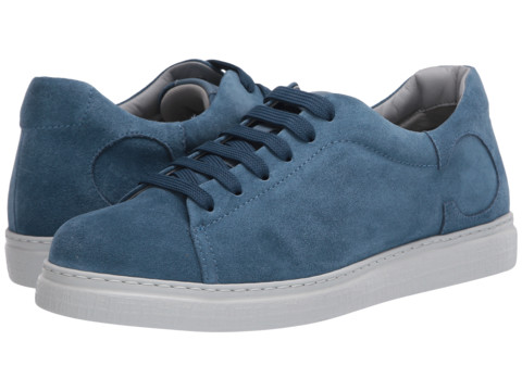 Incaltaminte barbati canali suede lace-up sneaker blue