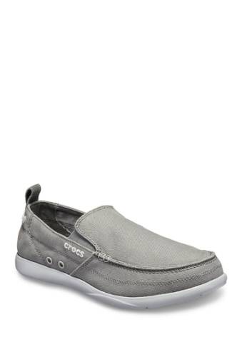 Incaltaminte barbati crocs walu slip-on loafer slate greylight grey