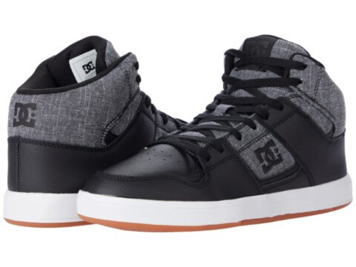 Incaltaminte barbati dc cure casual high-top skate shoes sneakers blackheather grey